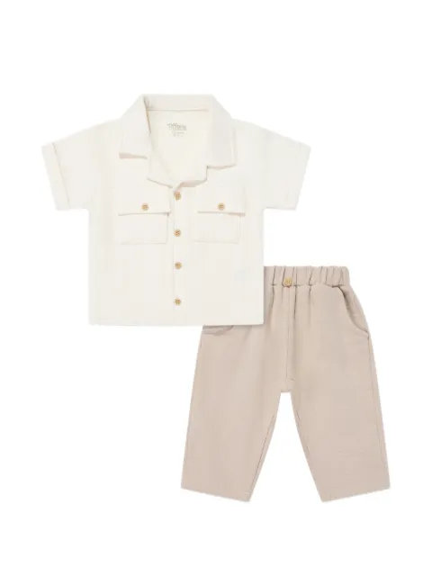 TIFFANY KIDS button-up shirt-and-trousers set