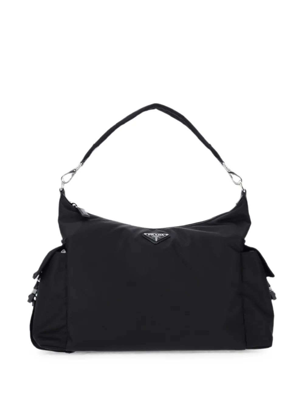 Prada Explore logo-plaque tote bag - Nero