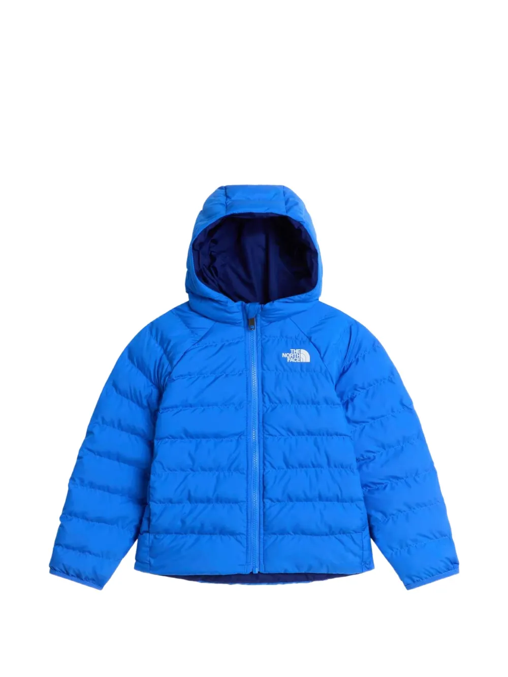 The North Face Kids Perrito reversible hooded jacket Blauw