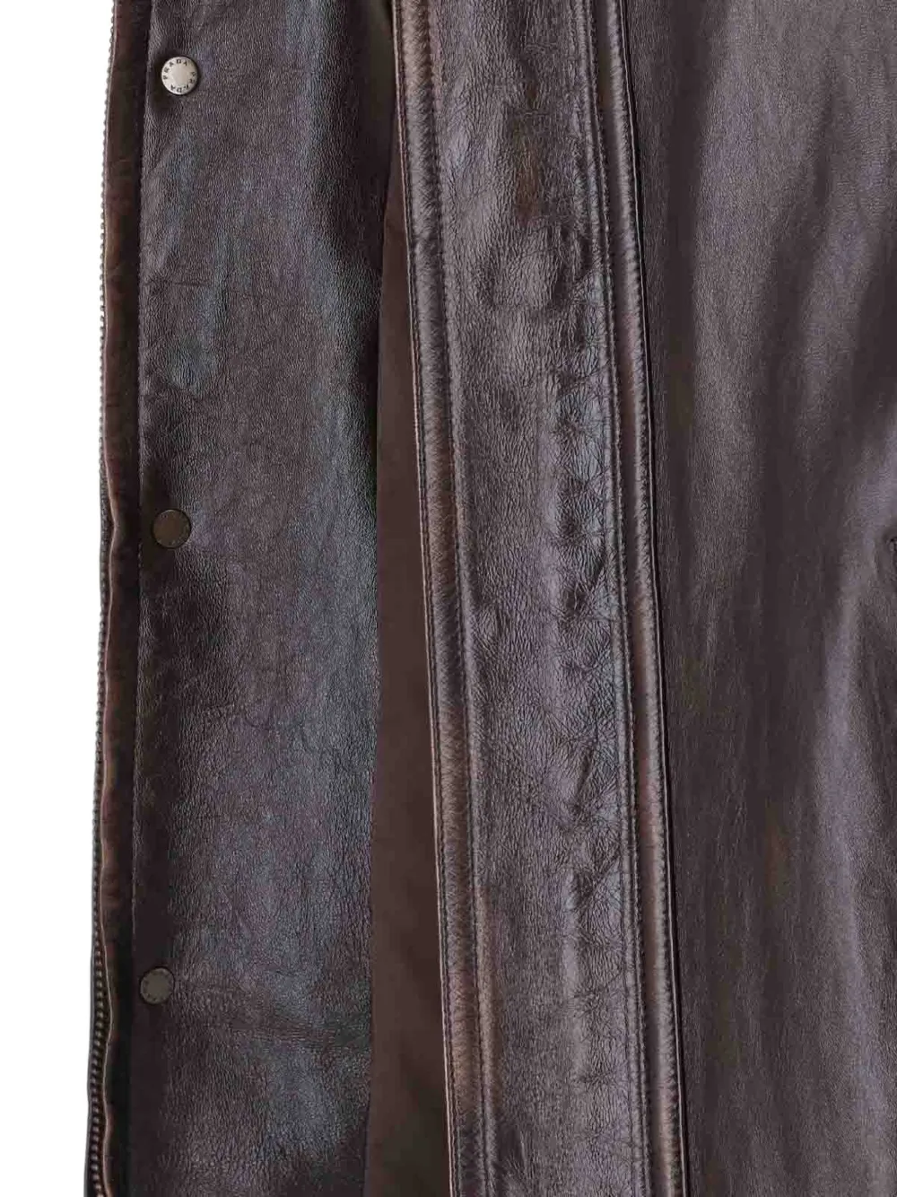 Prada Bomberjack van nappa leer Bruin