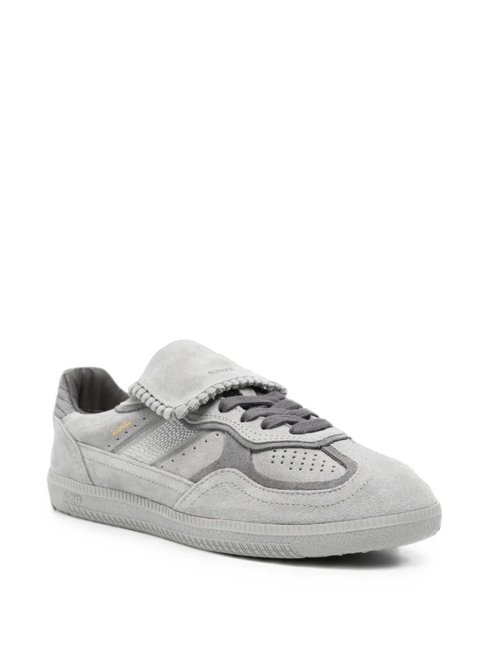 ALOHAS foldover-tongue leather sneakers Grijs