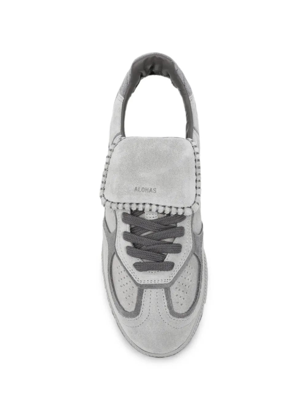 ALOHAS foldover-tongue leather sneakers Grijs