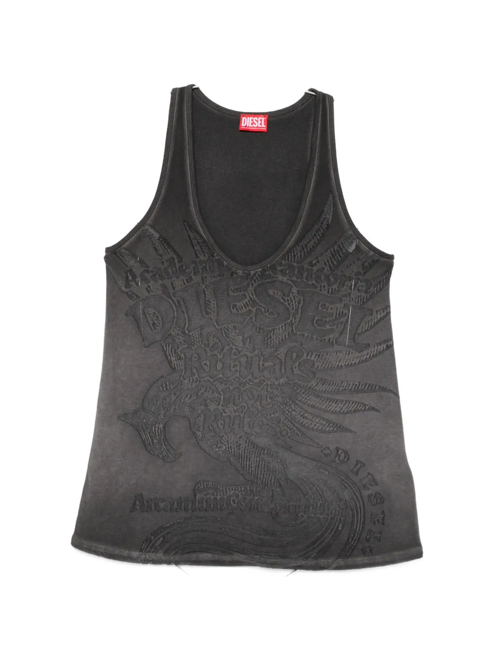 Diesel scoop-neck tank top - Grigio