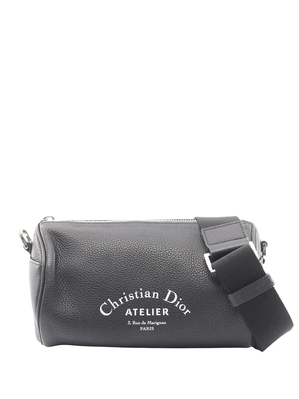 Christian Dior Pre-Owned Borsa a tracolla Atelier Roller in pelle 2010-2026 - Nero
