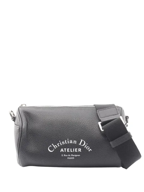 Christian Dior Pre-Owned 2010-2026 Leather Atelier Roller crossbody bag