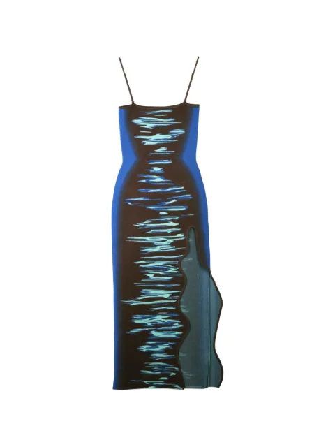 PH5 Iris wavy-slit maxi dress