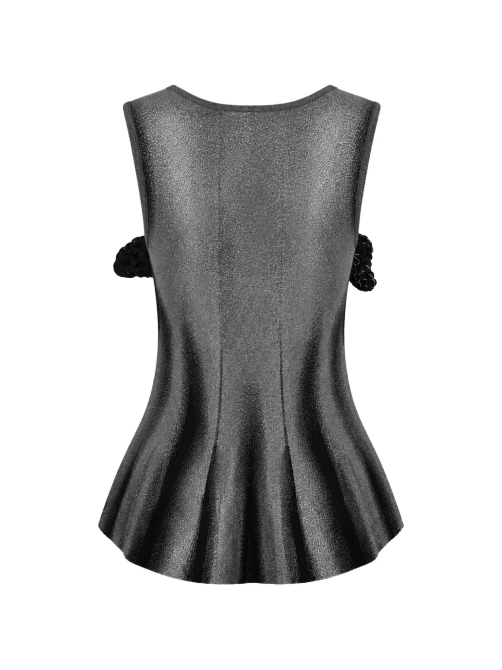 PH5 Reflecterende peplum tanktop Zwart