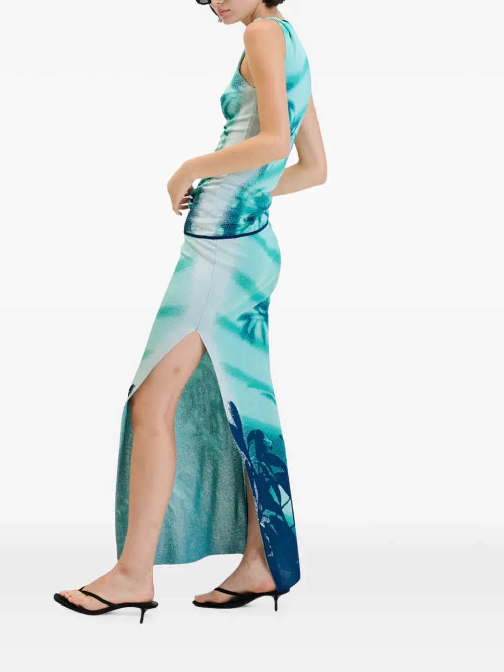 PH5 Kozue Window tanktop met print Blauw