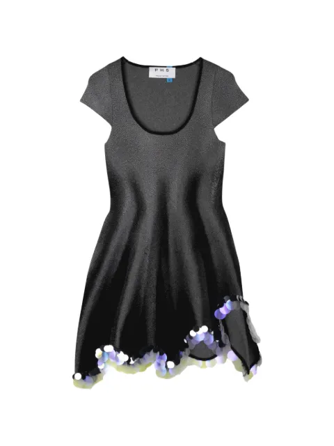 PH5 Zingel Flaslight sequin-embellished wavy-hem mini dress