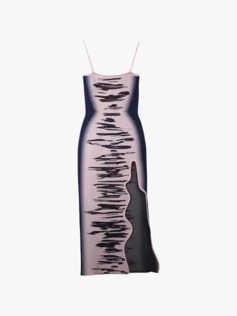 PH5 Iris wavy-slit maxi dress