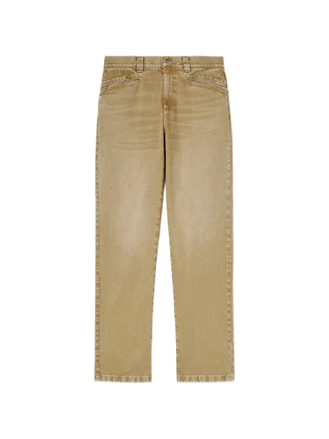 RETORI embroidered-waistband jeans