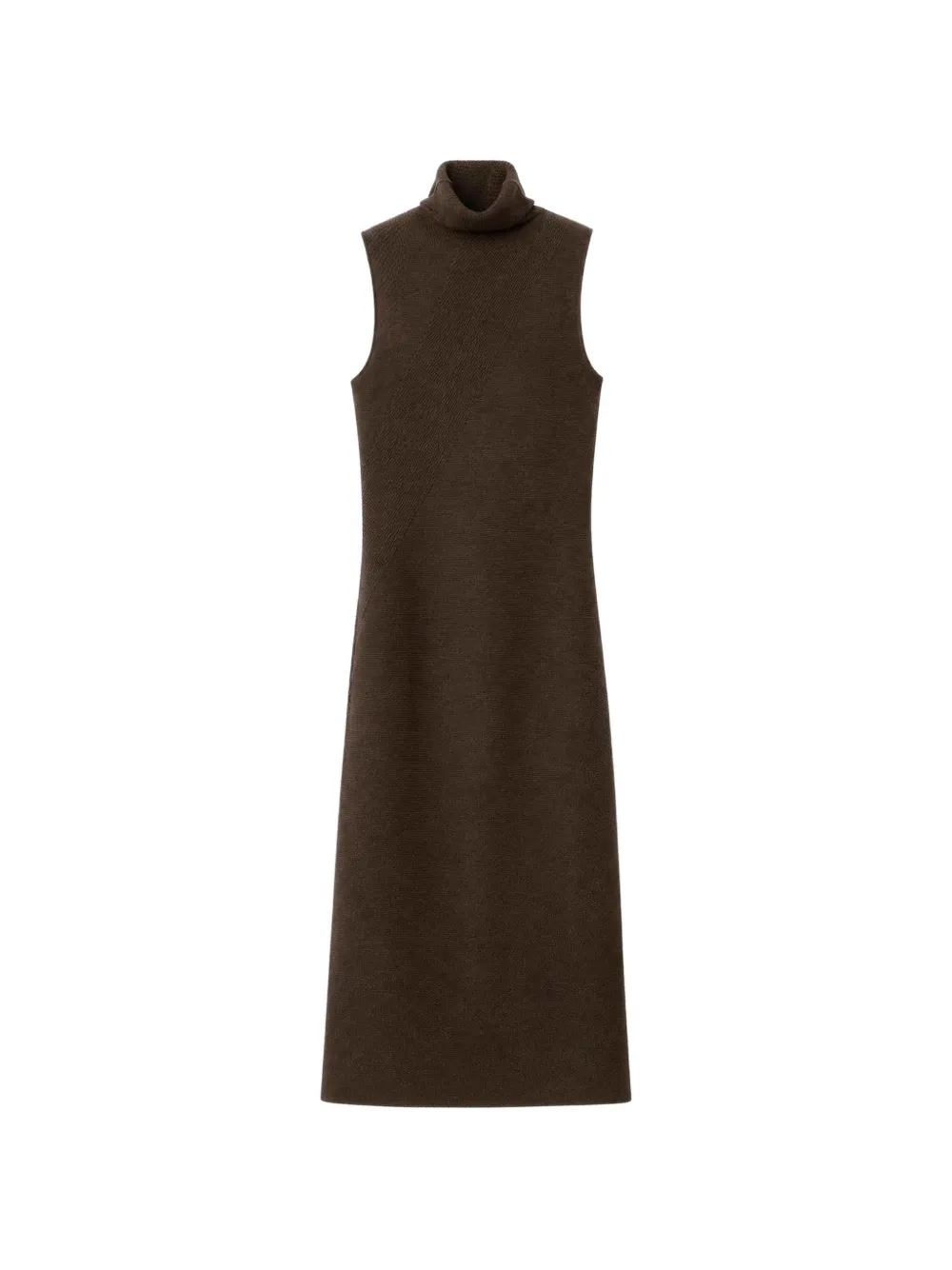 RETORI high-neck maxi dress - Brown
