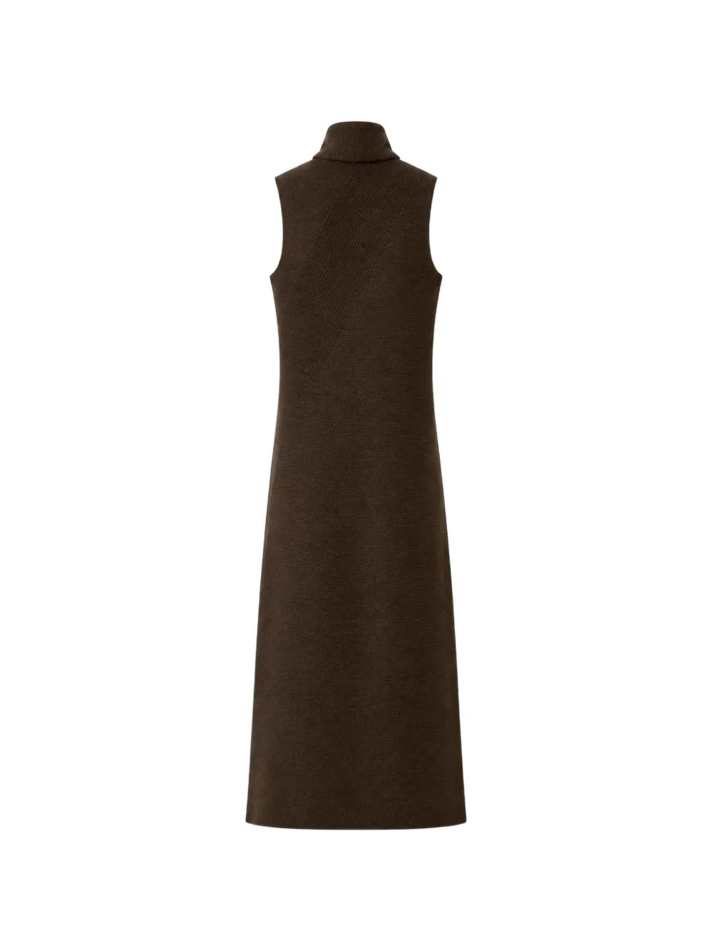 RETORI Maxi-jurk met hoge hals Bruin