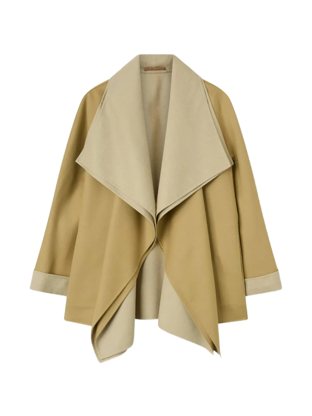 RETORI shawl-collar oversized coat - Grün