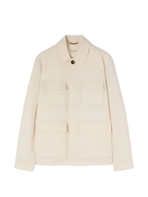 RETORI pocket-detail linen jacket