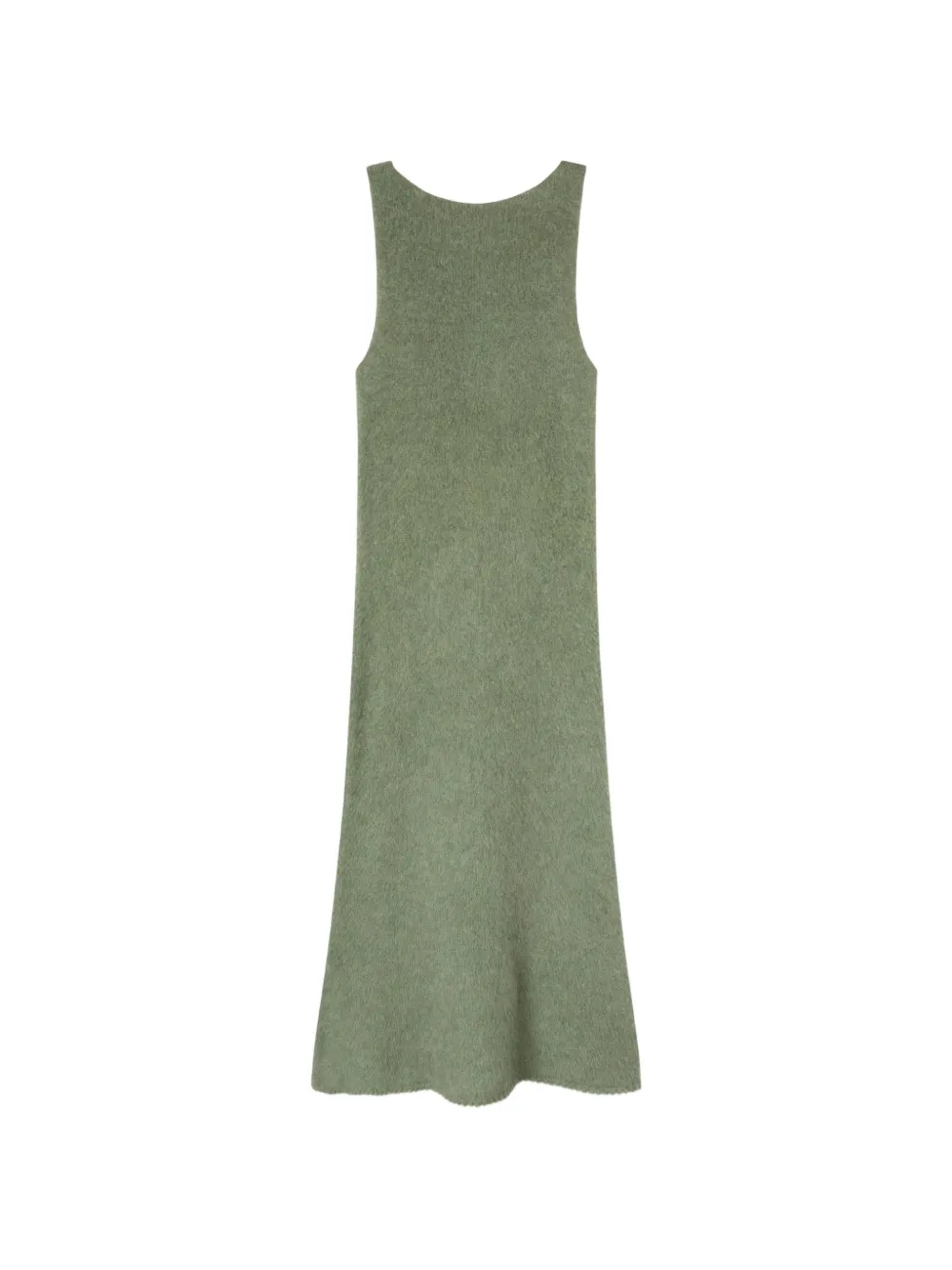 RETORI brushed cashmere maxi dress - Verde