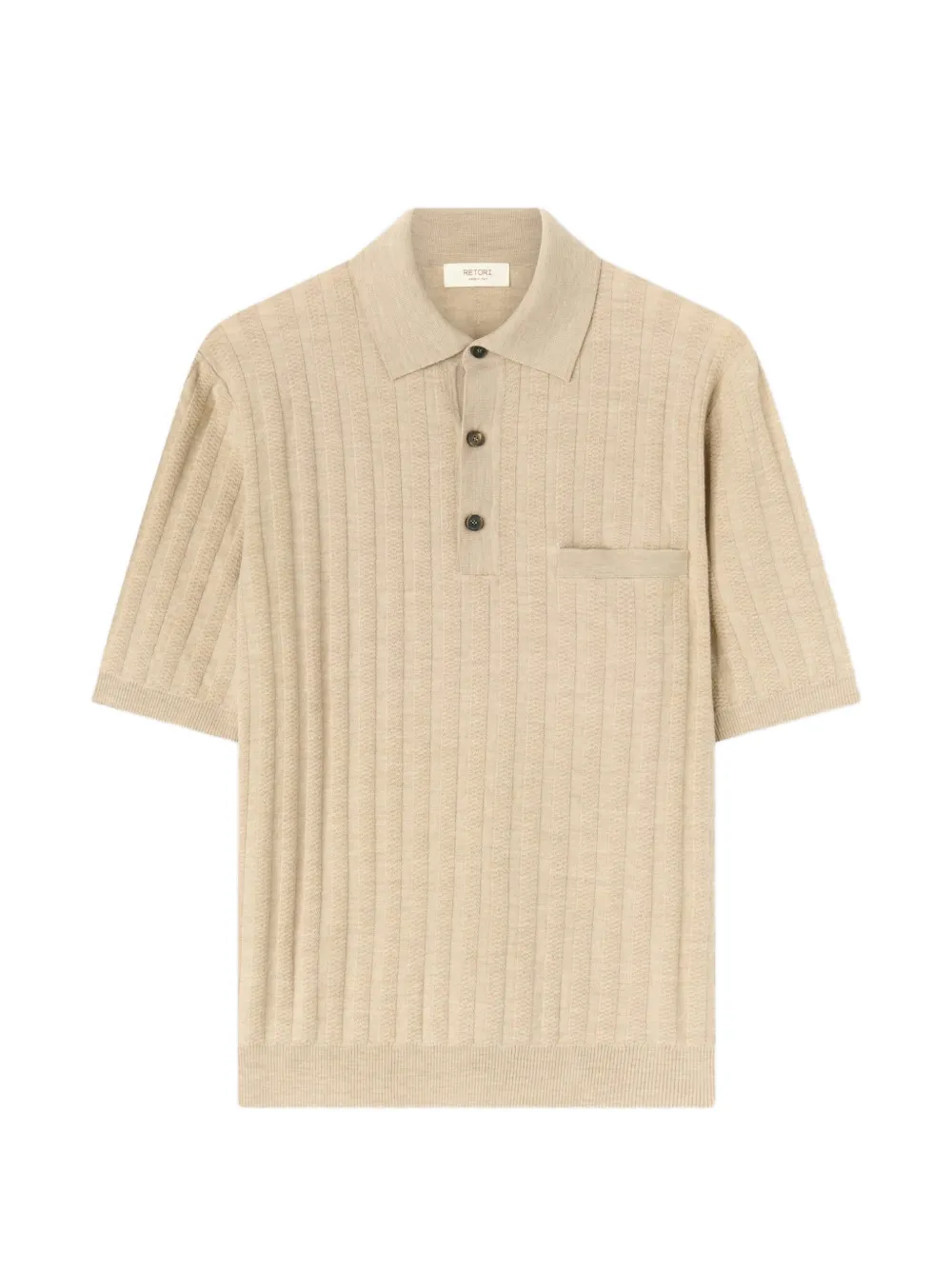 RETORI short-sleeves polo shirt - Toni neutri