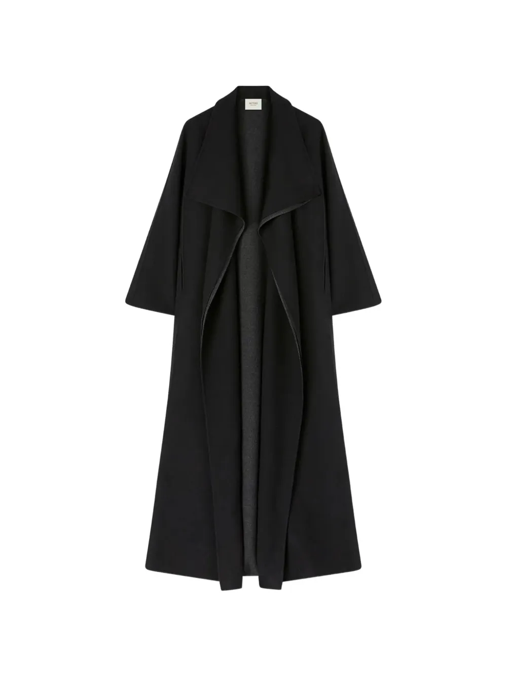 RETORI long-sleeves coat - Nero