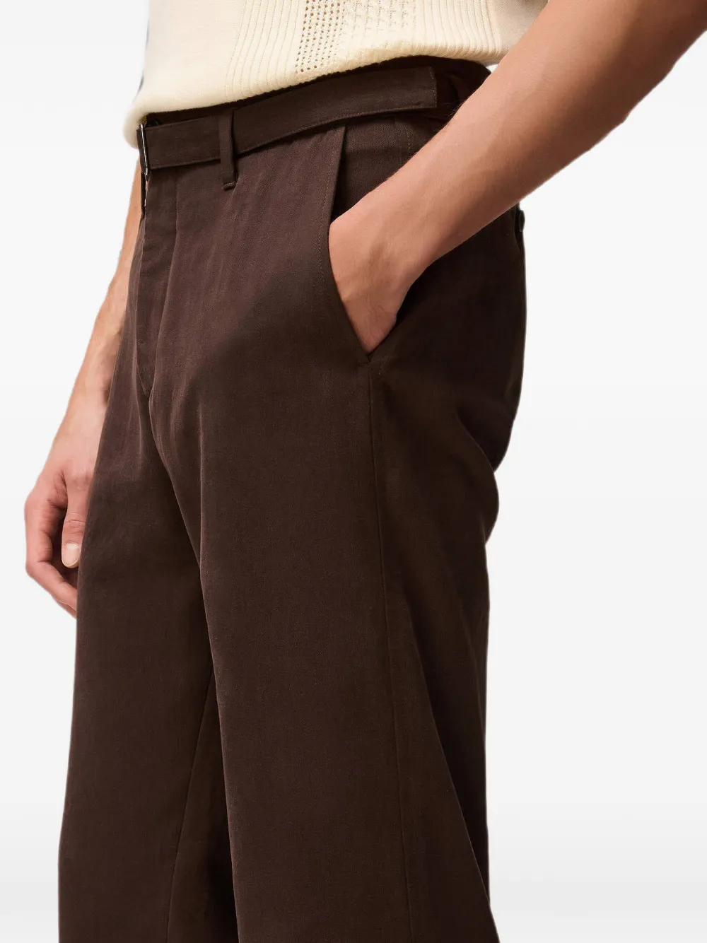RETORI Straight broek Bruin