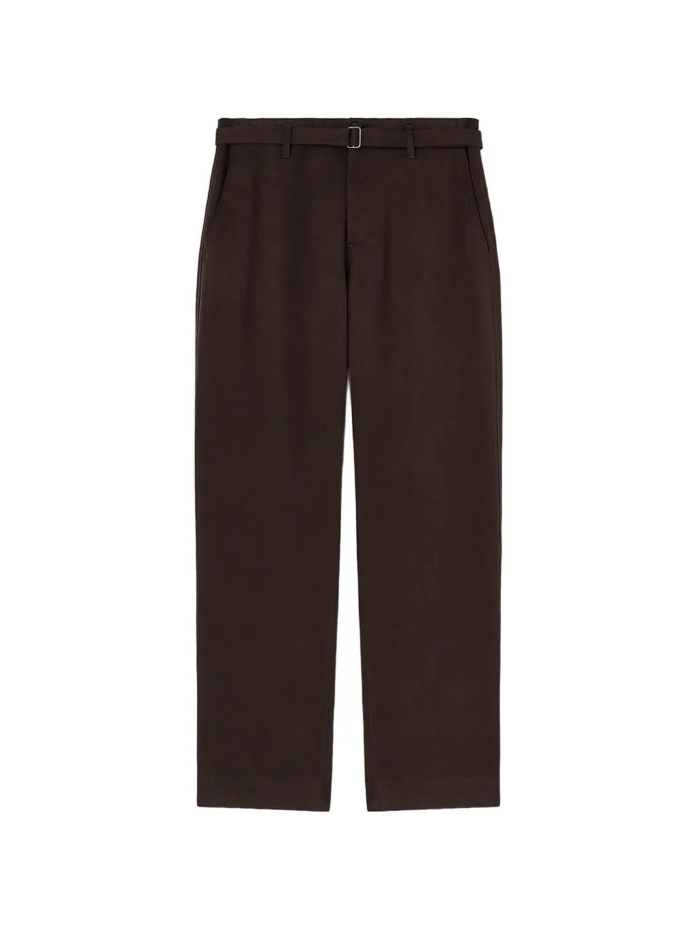 RETORI belted straight-leg trousers - Braun