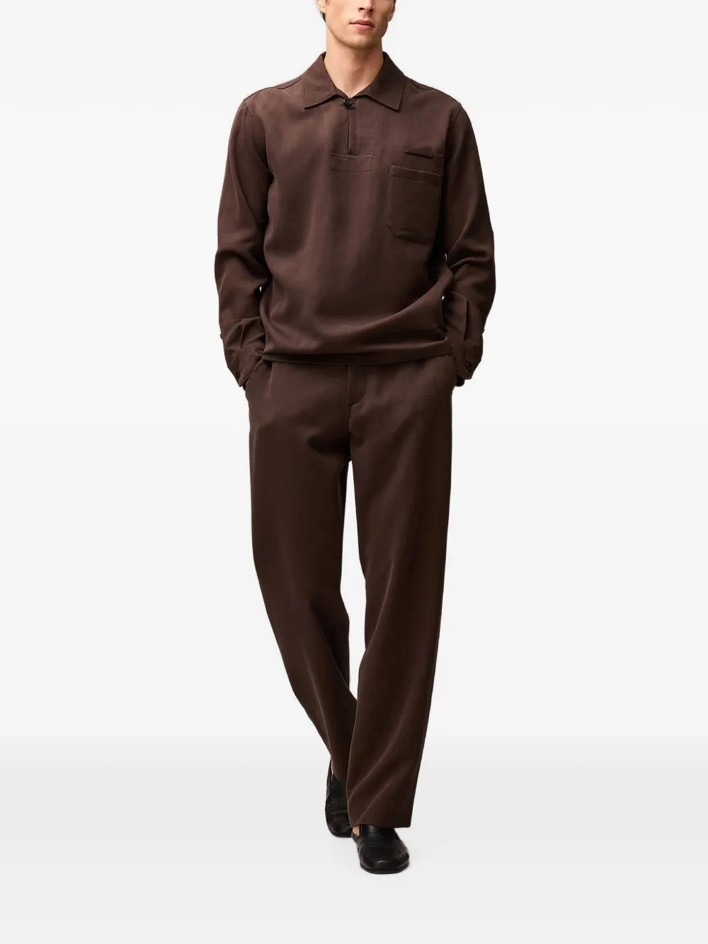 RETORI Straight broek Bruin