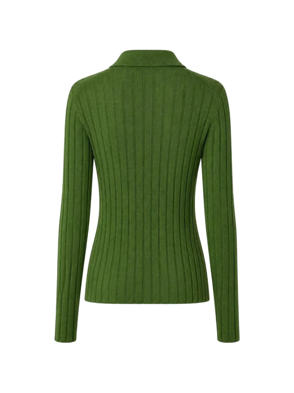 RETORI Ribgebreid vest Groen