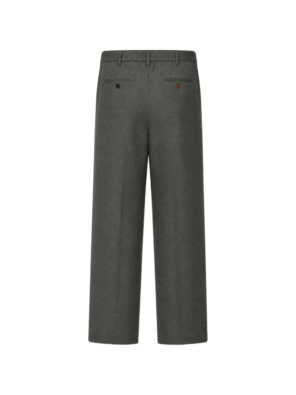 RETORI Broek met riemlussen Grijs