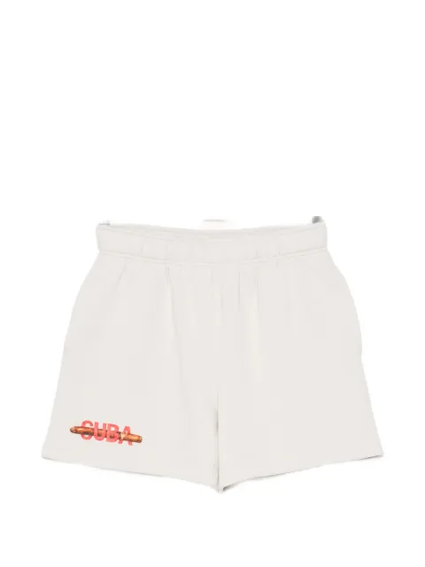 Melt graphic-print shorts