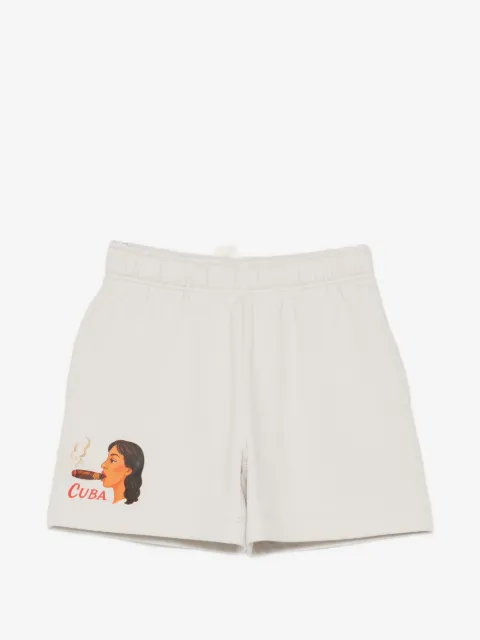 Melt graphic-print shorts