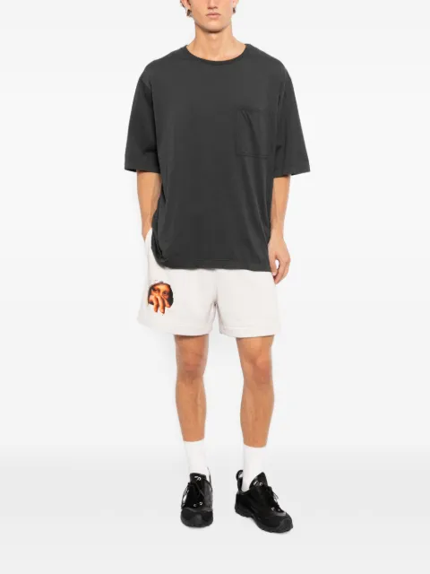 Melt graphic-print shorts