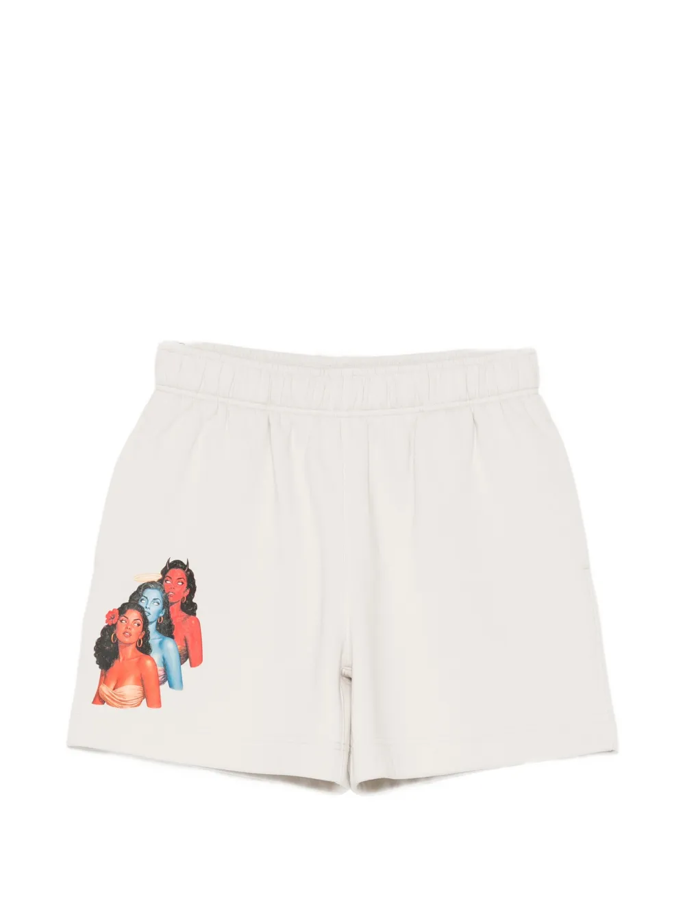 Melt graphic-print shorts - Toni neutri