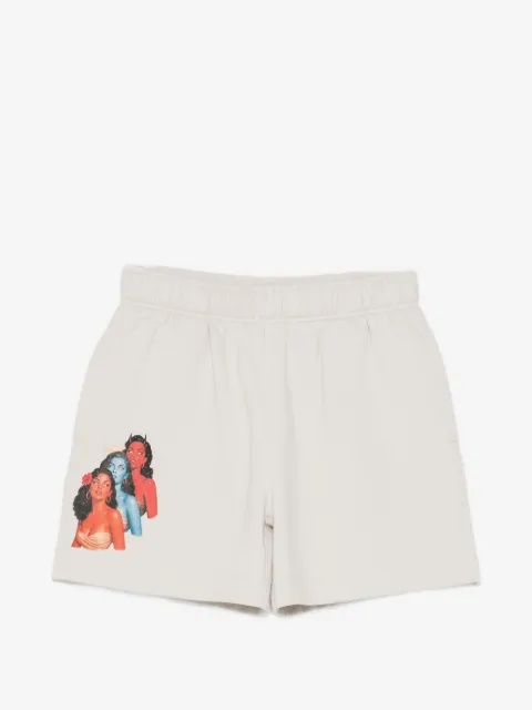Melt graphic-print shorts
