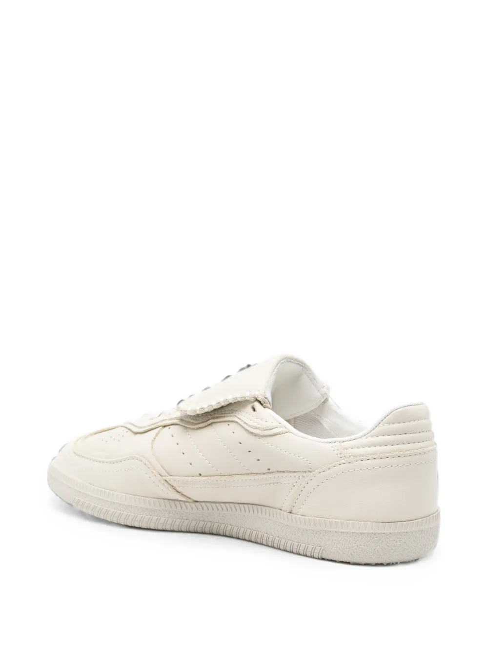 ALOHAS foldover-tongue leather sneakers Beige