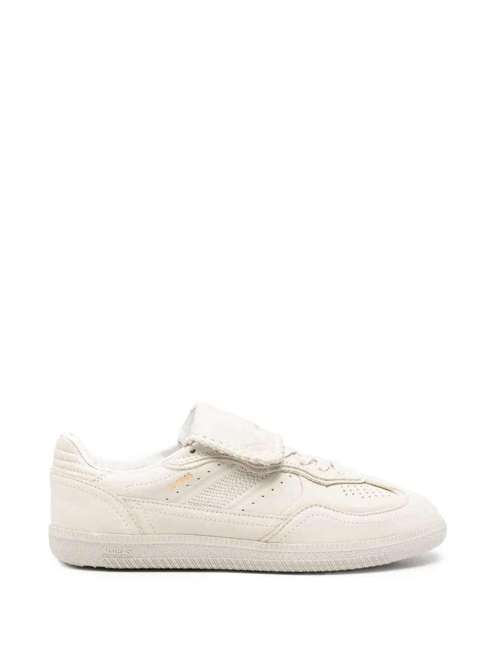 ALOHAS foldover-tongue leather sneakers Beige