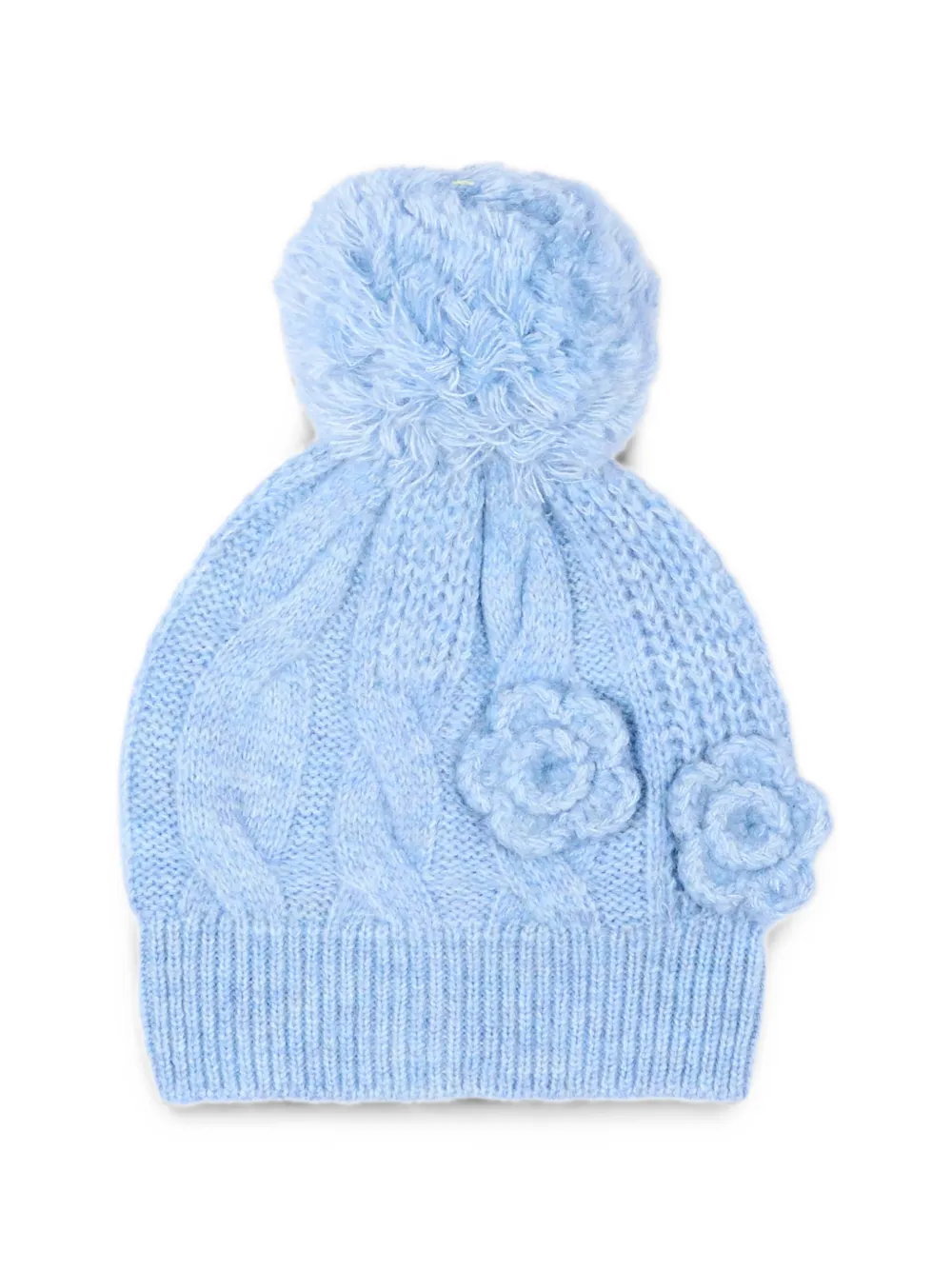 Mayoral Driedelig set met bloemen-detail Blauw