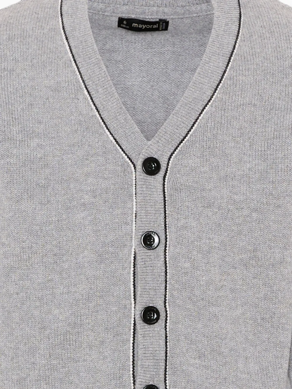 Mayoral Vest met contrasterende afwerking Grijs