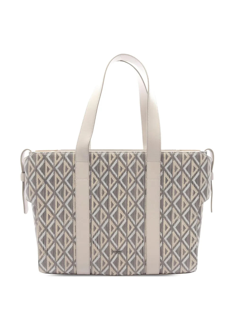 Christian Dior Pre-Owned Borsa tote Corolle in tela cerata CD Diamond 2000-2026 - Grigio