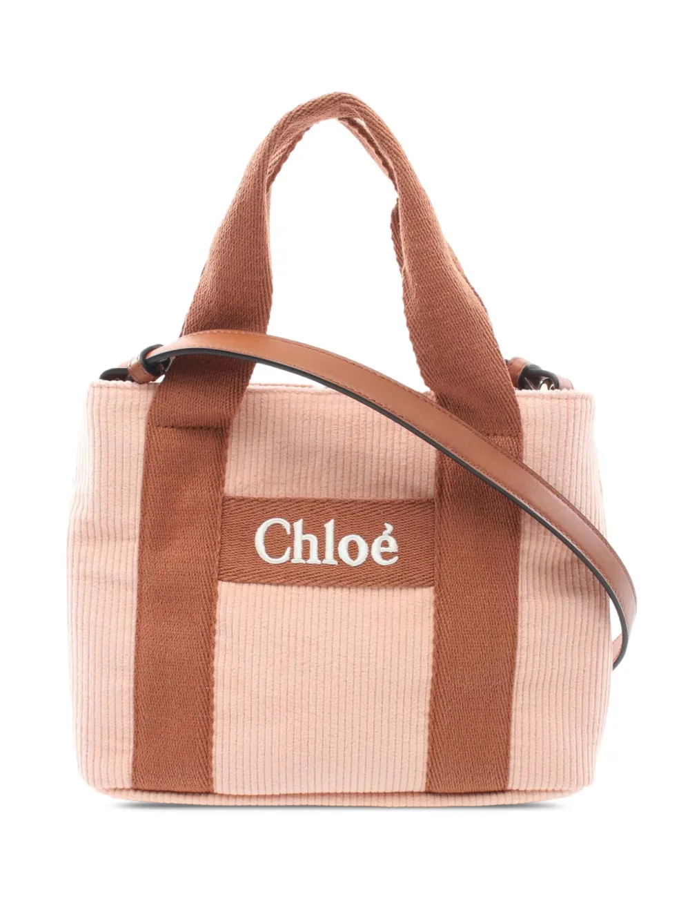 Chloé Pre-Owned Borsa a tracolla a coste con logo 2016-2026 - Rosa