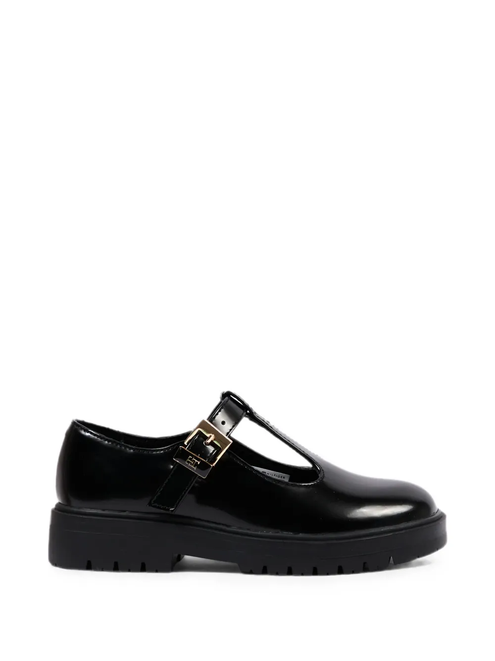 Tommy Hilfiger Junior T-bar leather ballet flats - Nero