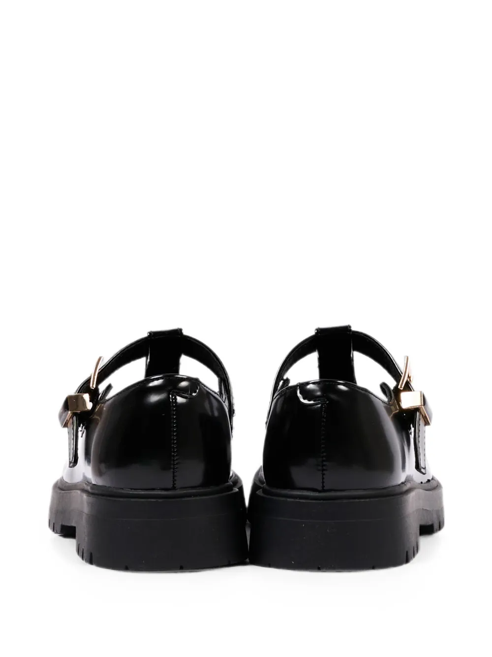 Tommy Hilfiger Junior T-bar leather ballet flats Zwart