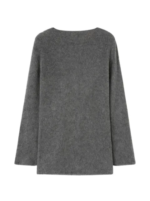 RETORI brushed-knit backless mini dress
