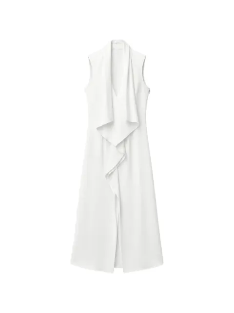 RETORI draped sleeveless midi dress