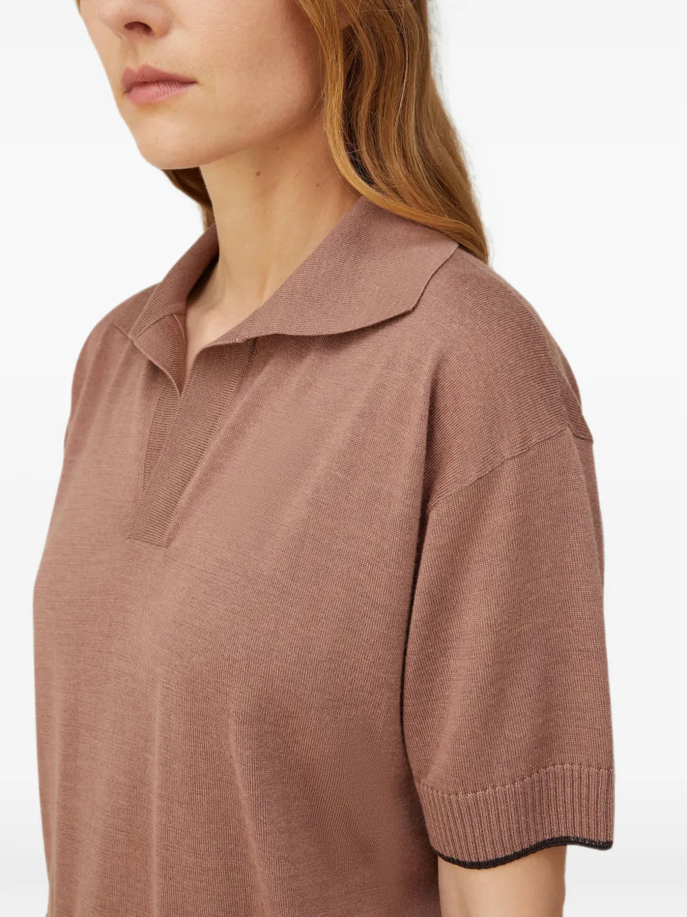 RETORI Poloshirt met korte mouwen Roze