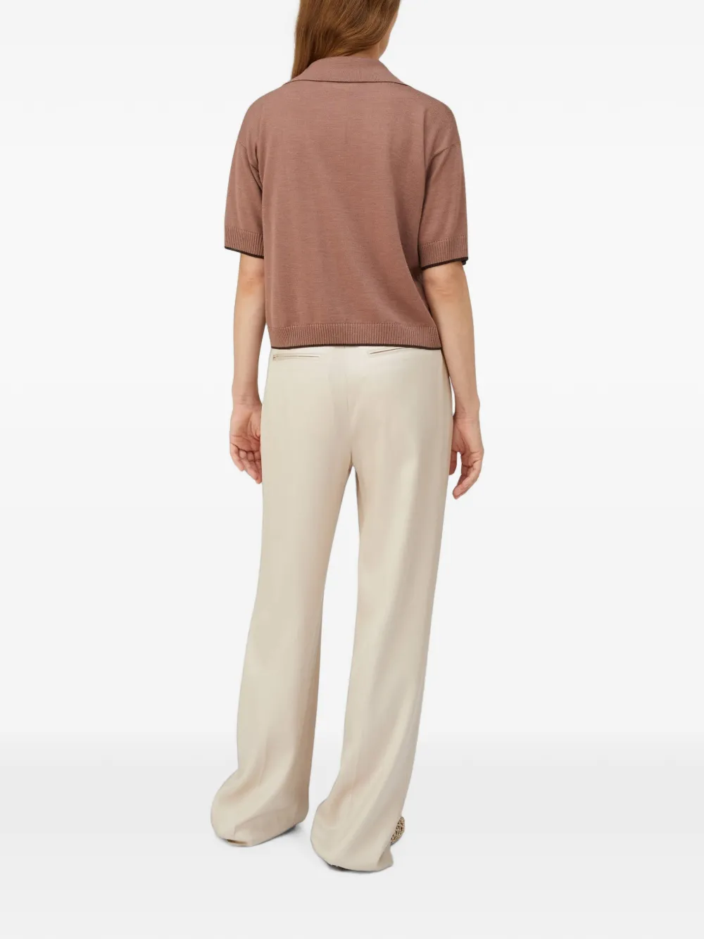 RETORI Poloshirt met korte mouwen Roze