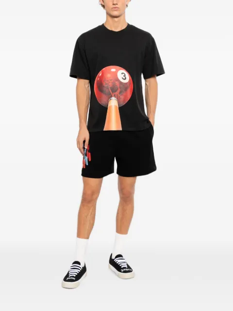 Melt graphic-print shorts