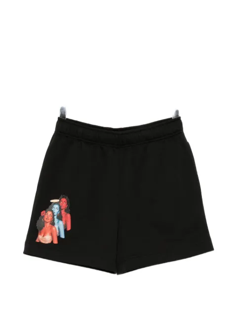 Melt graphic-print shorts