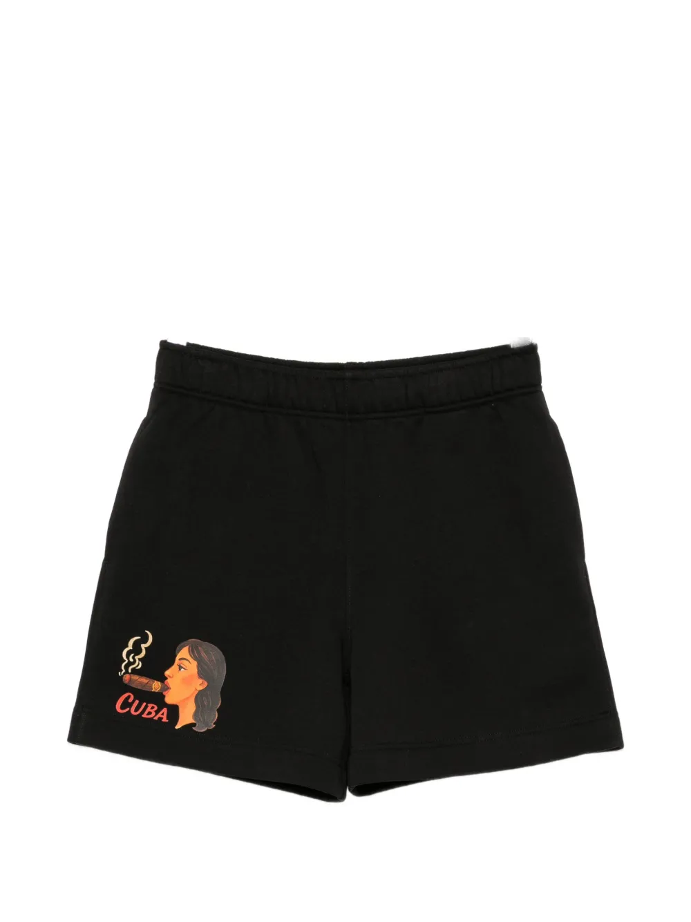 Melt graphic-print shorts - Nero