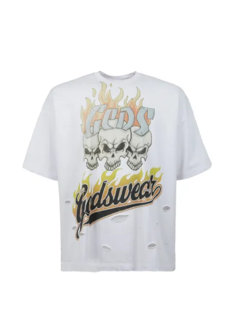 GCDS t-shirt à logo imprimé