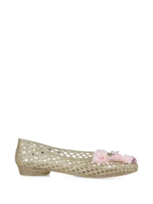 HEAVENLY JELLY ビーズ フラットシューズ | ニュートラル | FARFETCH JP