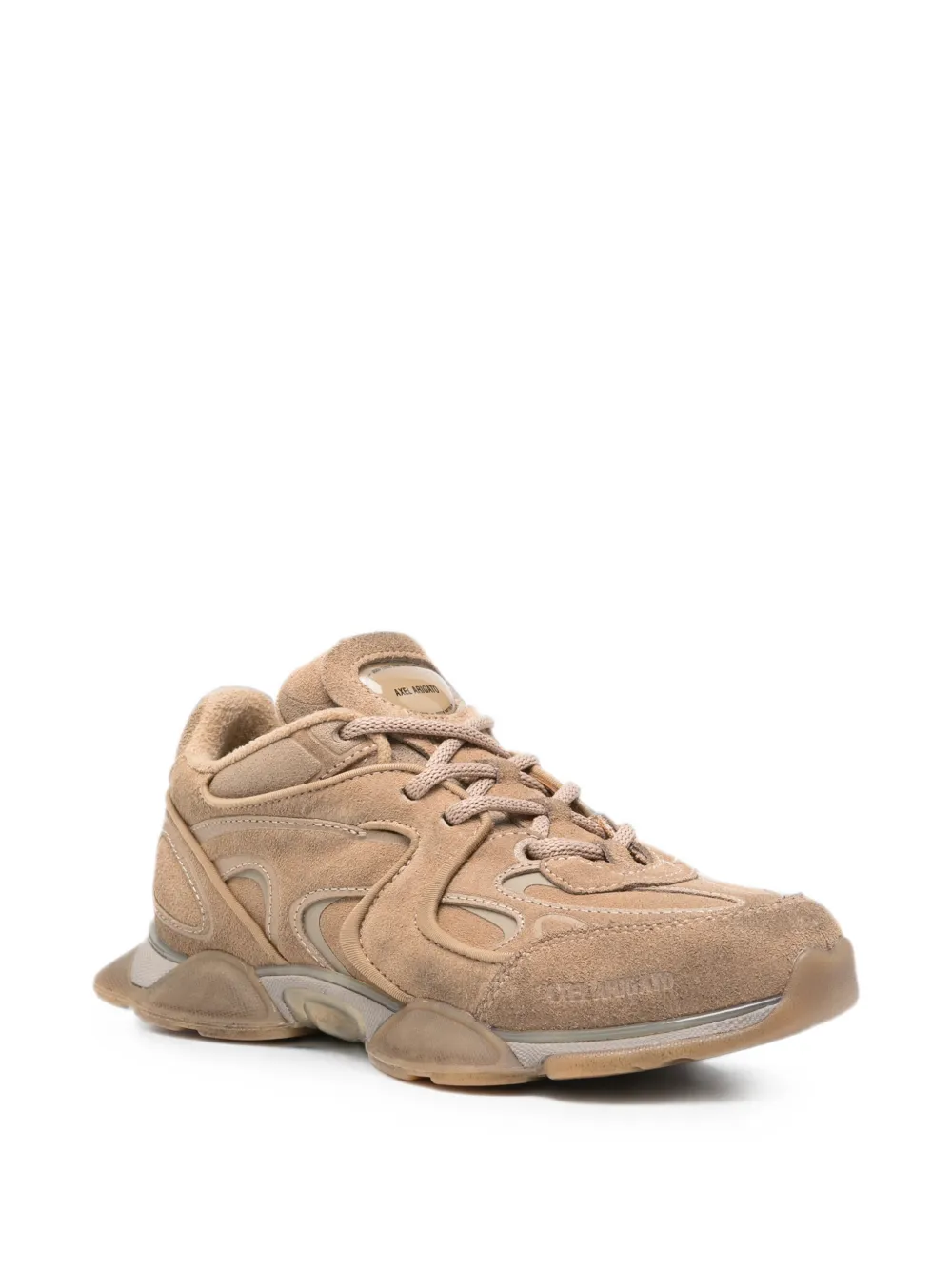 Axel Arigato panelled suede sneakers Beige